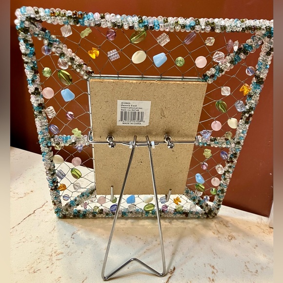 Bead and Wire picture frame, 4 X 6” - Picture 3 of 6